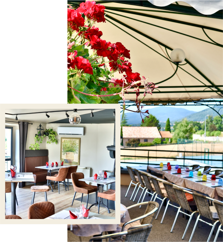 Le restaurant - L'Olivier - restaurant SAINT-CLAIR - Restaurant Annonay Davézieux